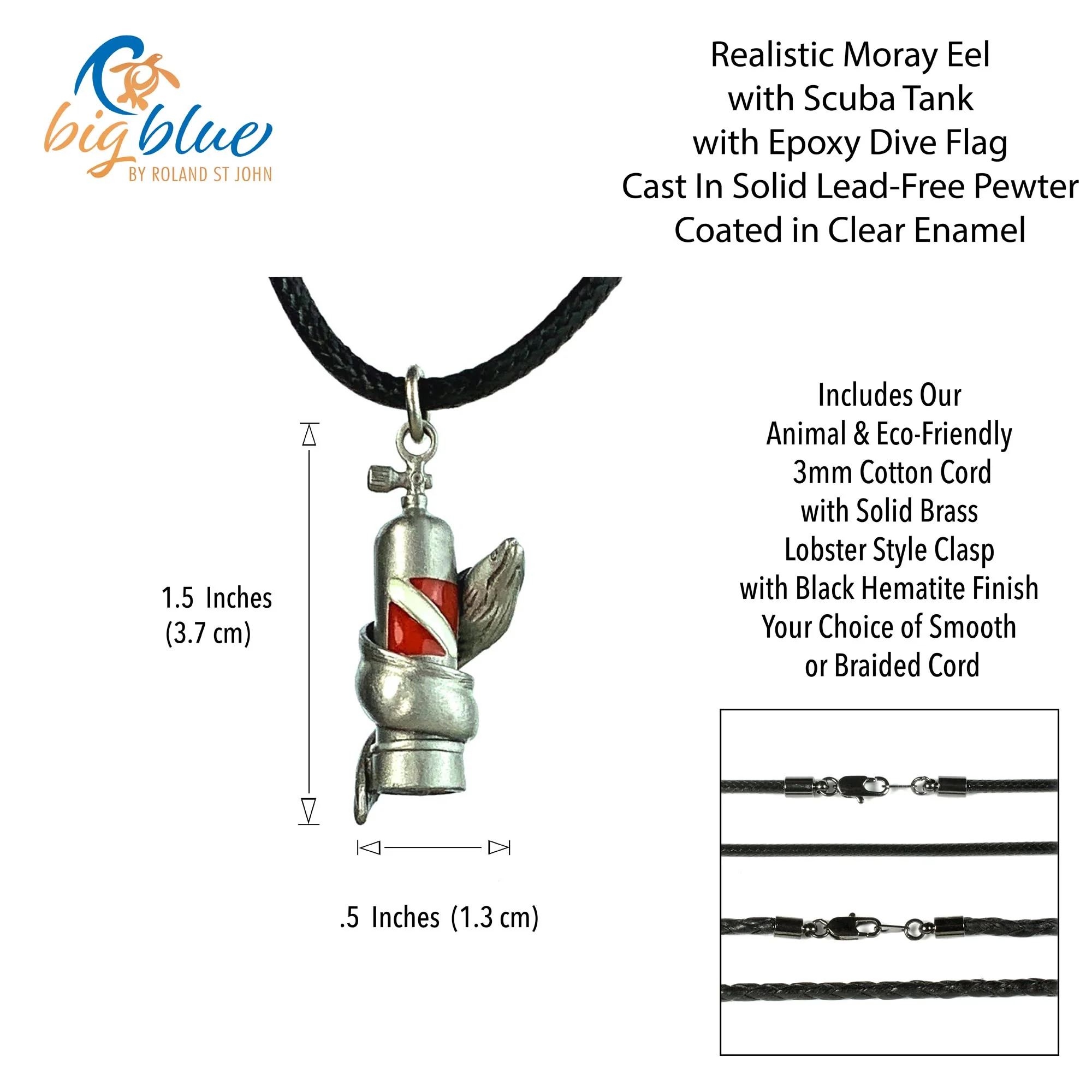 Moray Eel with Scuba Tank Necklace - Image 3